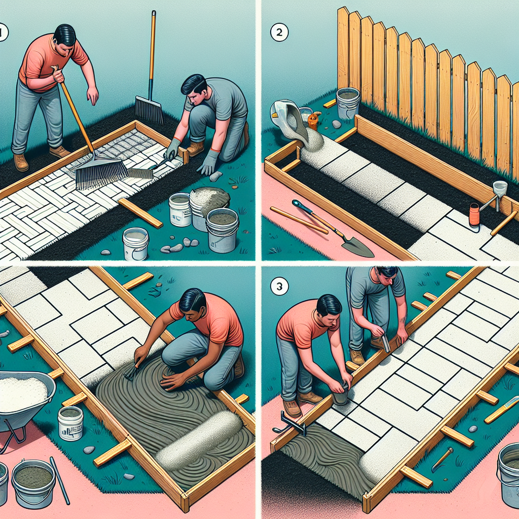 How to properly prepare the ground for a DIY concrete sidewalk