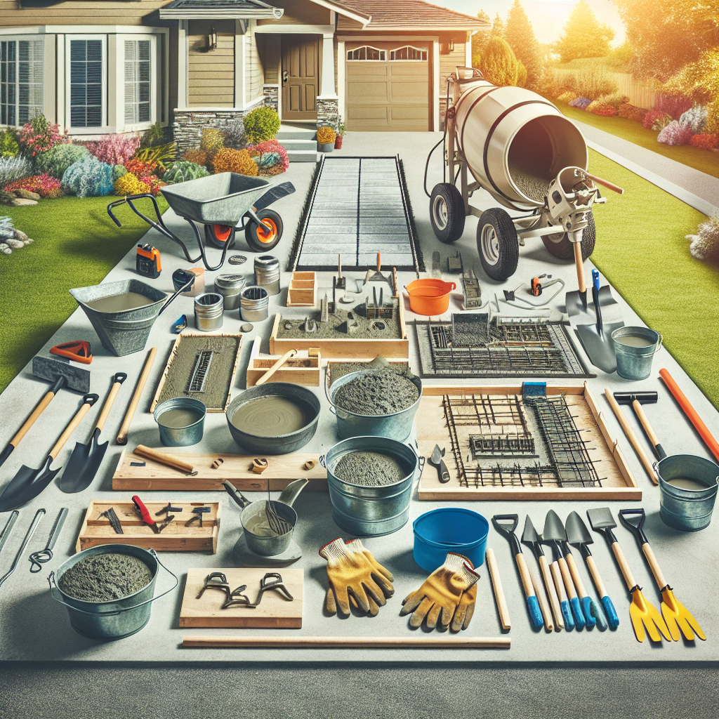 The best tools and equipment for a successful DIY concrete sidewalk project